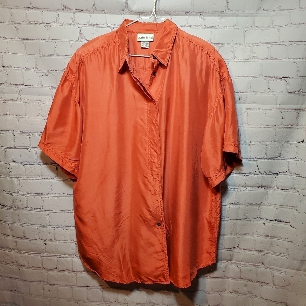 ADRIAN JORDAN SILK BLOUSE